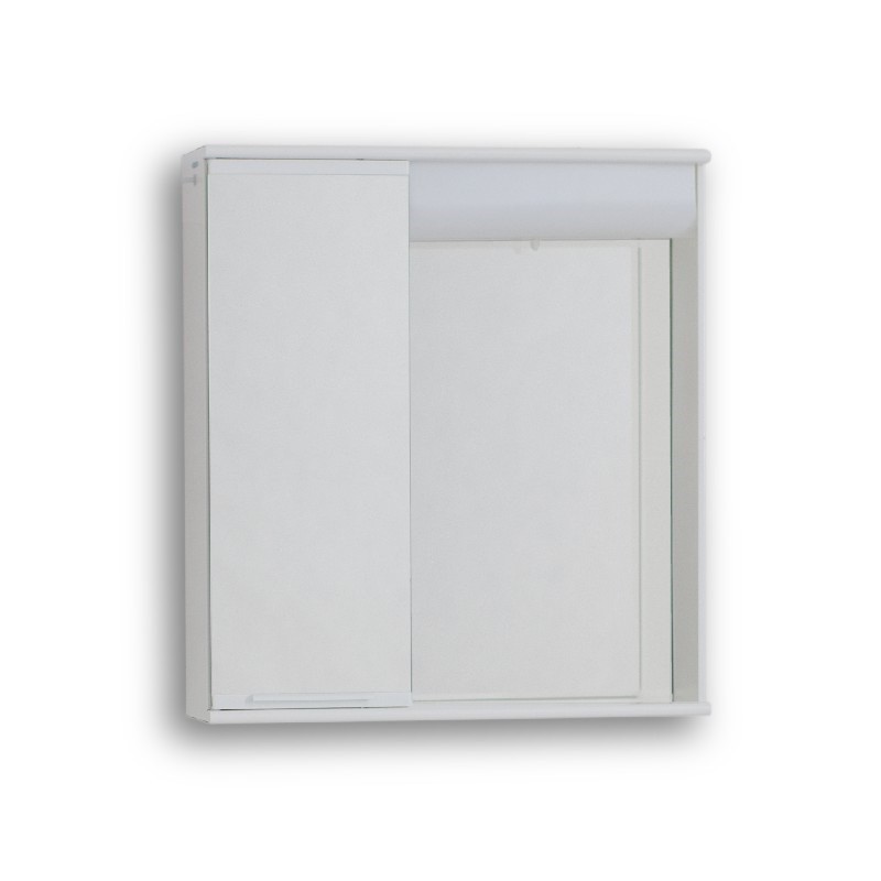 HOPA Závěsná skříňka se zrcadlem LUMIX I Rozměr A 50 cm, Rozměr B 15 cm, Rozměr C 55 cm, Varianta Levá OLNPSE5055L