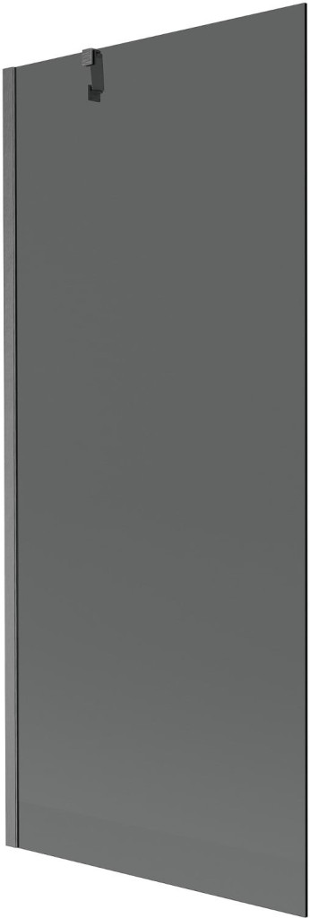 Levně MEXEN/S Next vanová zástěna FIX 80 x 150, grafit, grafit kartáčovaná 895-080-000-00-40-66