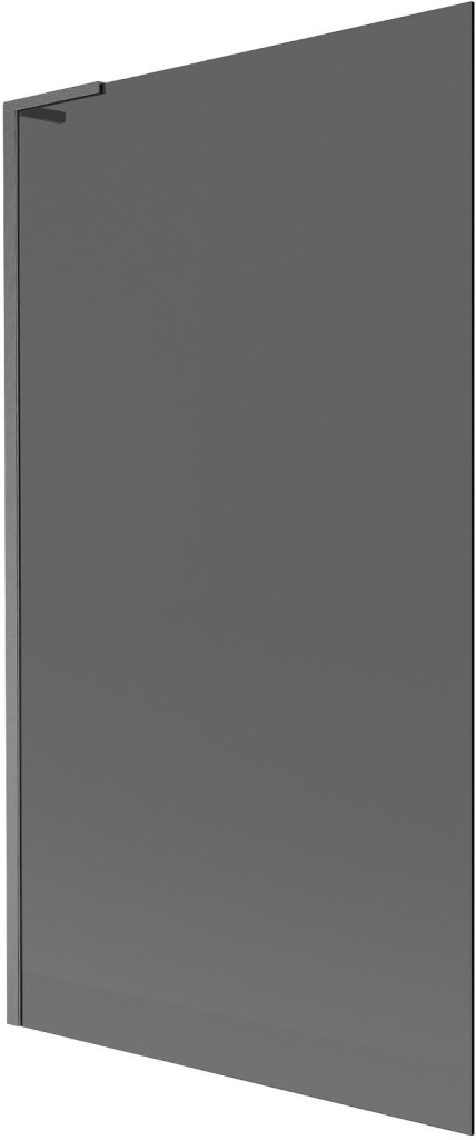 Levně MEXEN/S Next L vanová zástěna FIX 100 x 150, grafit, grafit kartáčovaná 895-100-000-03-40-66