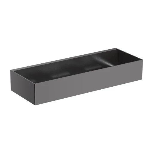 Levně OMNIRES UNI sprchový košík, 30 x 5 x 11 cm, kartáčovaný antracit UN10335AT