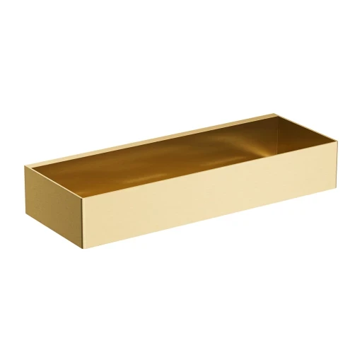 Levně OMNIRES UNI sprchový košík, 30 x 5 x 11 cm, kartáčované zlato UN10335GLB