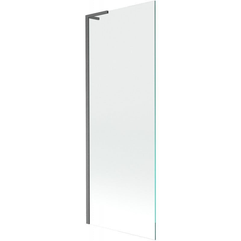 Levně MEXEN/S Next L vanová zástěna FIX 70 x 150, transparent, grafit kartáčovaná 895-070-000-03-00-66