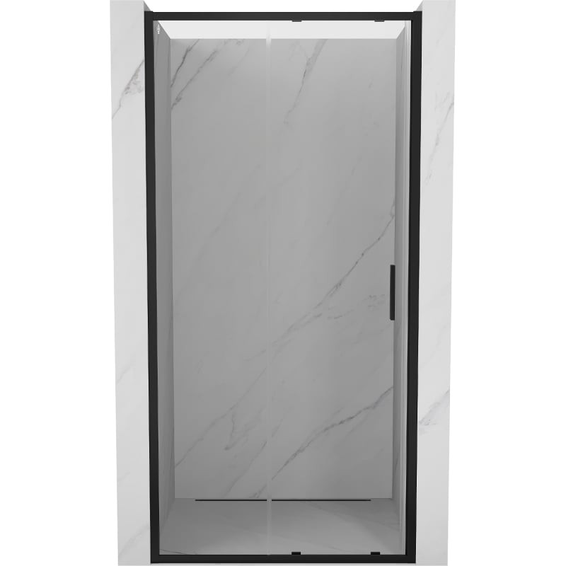 Levně MEXEN Exo posuvné sprchové dveře 115, transparent, černá 8151-115-000-70-00