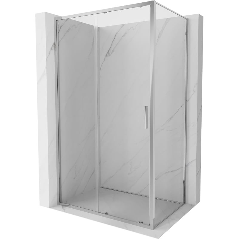 Levně MEXEN/S Exo sprchový kout, posuvné dveře 105 x 90, transparent, chrom 8151-105-090-01-00