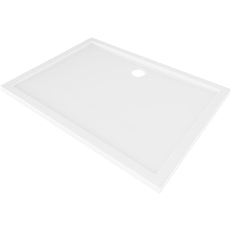 Levně MEXEN Flow sprchová vanička obdélníková slim 80 x 120, bílá lesk 46R108012