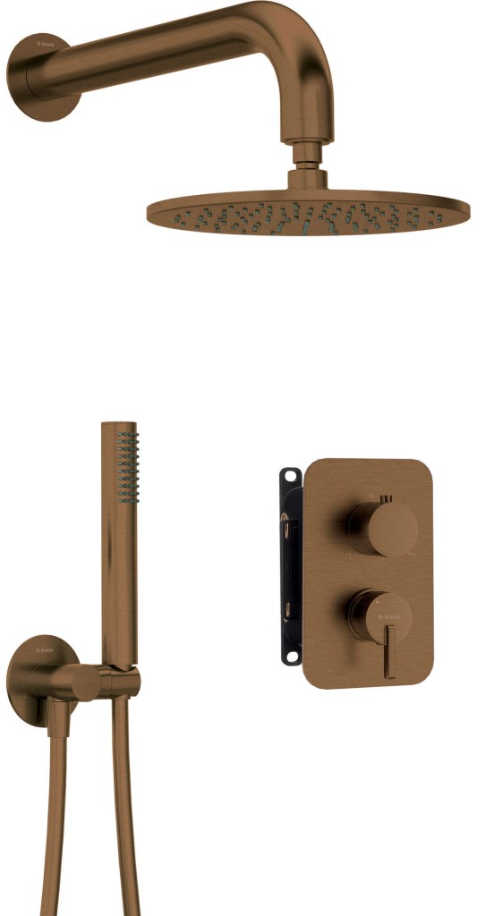 DEANTE Silia Concealed BOX, baterie Podomítkový sprchový set, s baterií BOX se sprchovou hlavicí BXYYCQSM