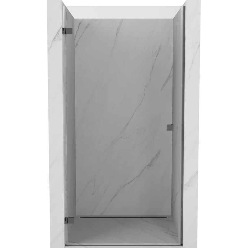 Levně MEXEN/S Lunar-B sprchové dveře křídlové levé 60, transparent, grafit metal 832-060-000-95-00-L