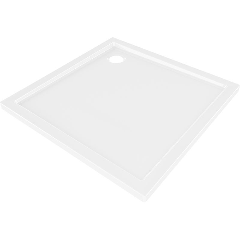 Levně MEXEN Flow Sprchová vanička čtvercová slim 75 x 75, bílá lesk 46S107575