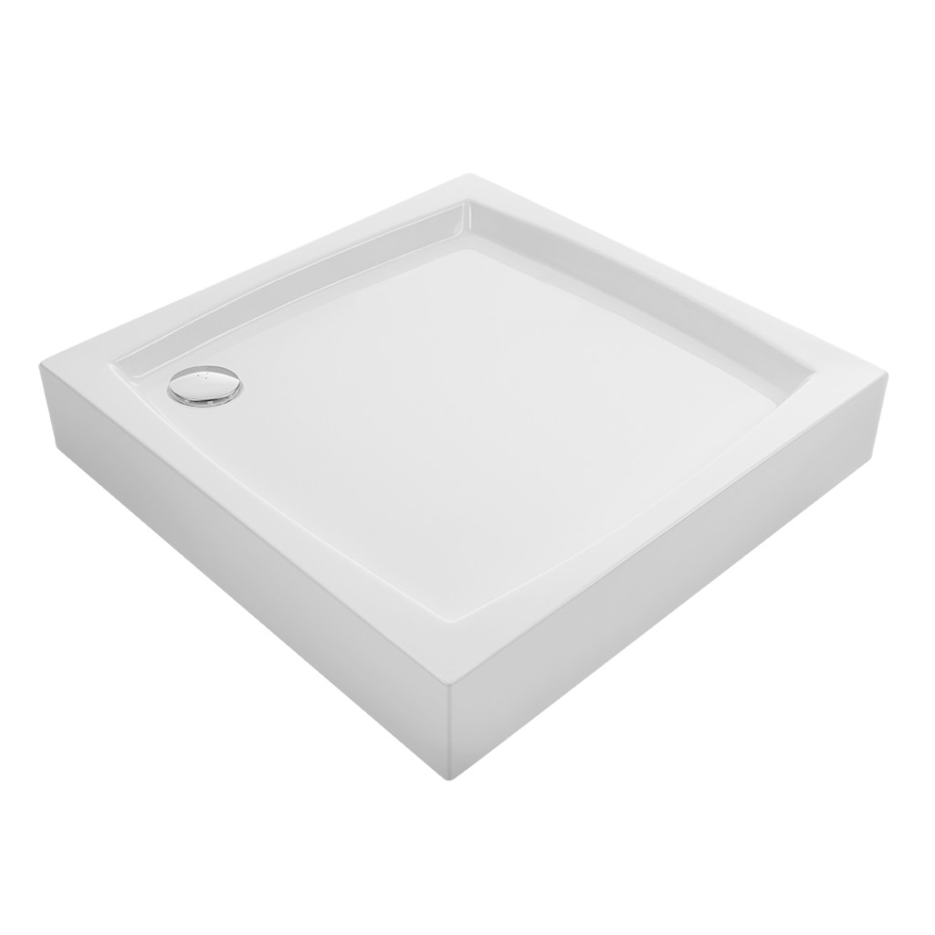 Laveo Desna čtvercová sprchová vanička 80x80 cm JBD_686K