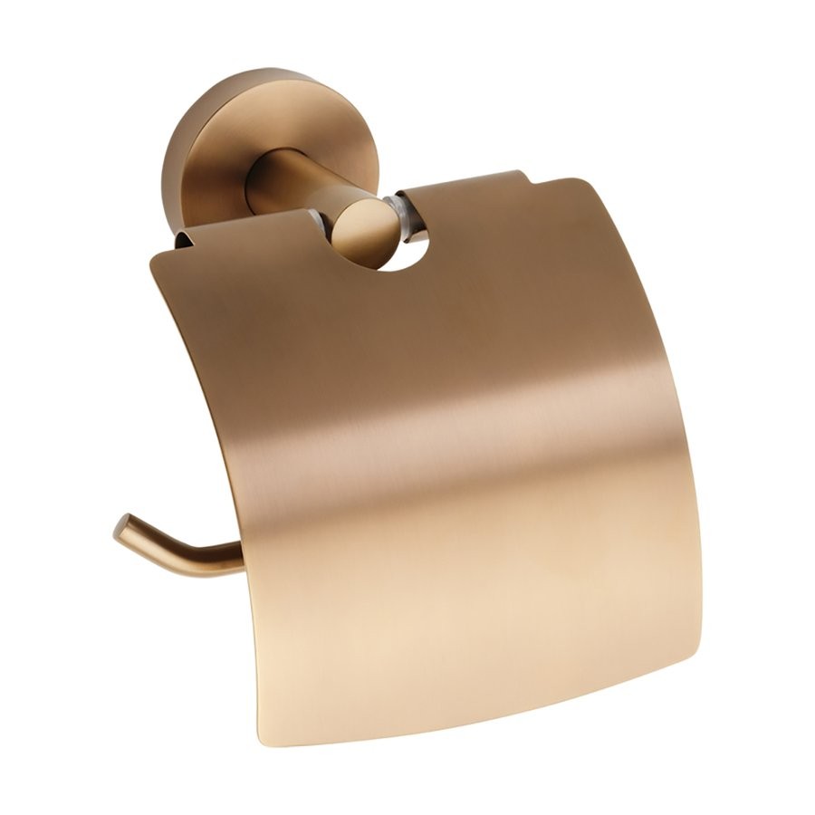 SAPHO X-ROUND COPPER držák toaletního papíru s krytem, měď mat XR732PG