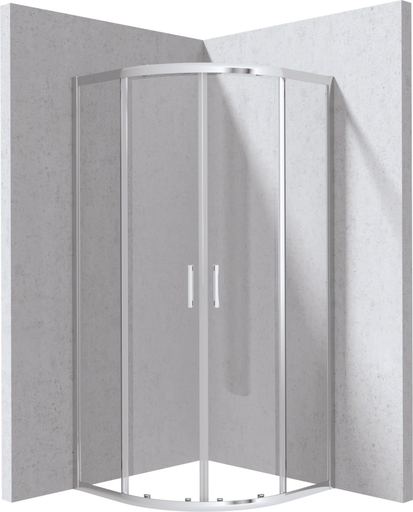 DEANTE Funkia Evo půlkulatý sprchový kout, půlkulatý, 80x80 cm, KYP_0088P