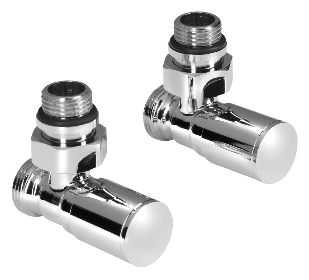 AQUALINE C-START připojovací sada ventilů ruční rohová, chrom SC237C