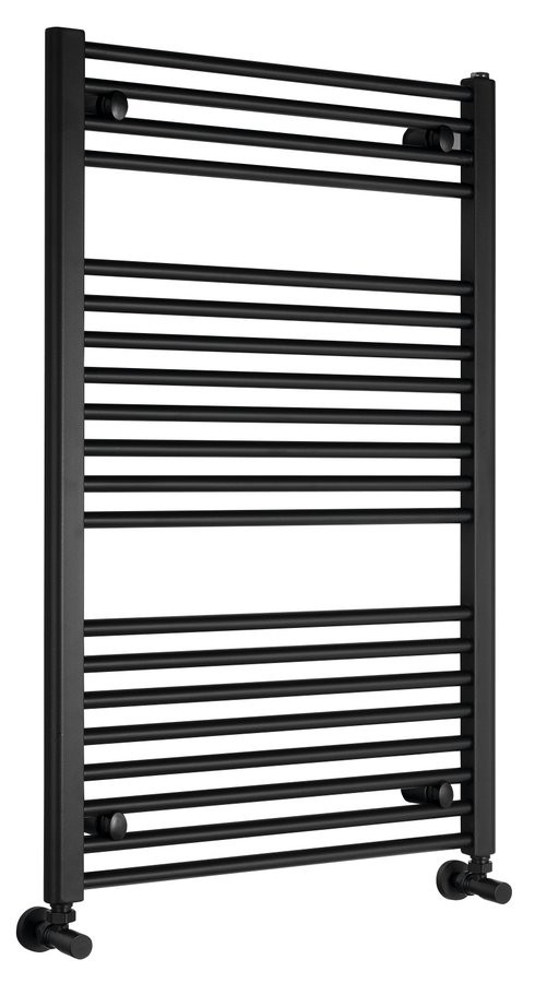 AQUALINE DIRECT otopné těleso s bočním připojením 600x960, černá mat ILR96B