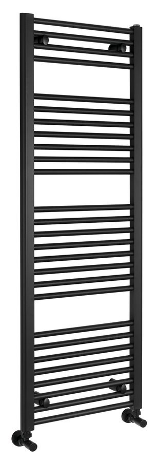 AQUALINE DIRECT otopné těleso s bočním připojením 450x1320, černá mat ILR34B