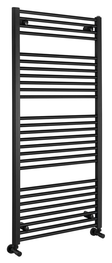 AQUALINE DIRECT otopné těleso s bočním připojením 600x1320, černá mat ILR36B