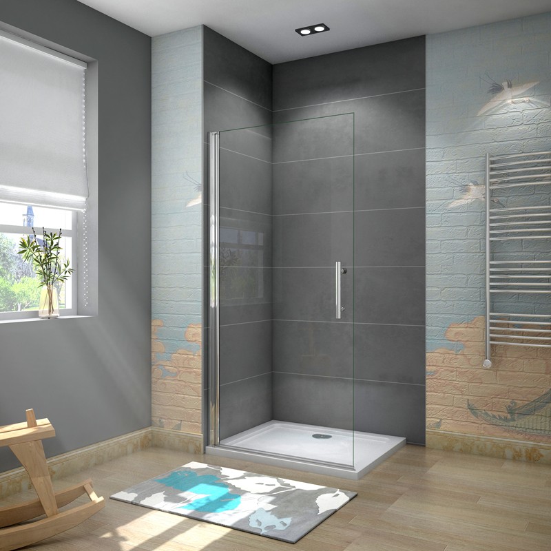 H K MELODY DF1 80 Otočná WALK-IN zástěna 74,8–76,8 × 195 čiré sklo SE-MELODYDF180