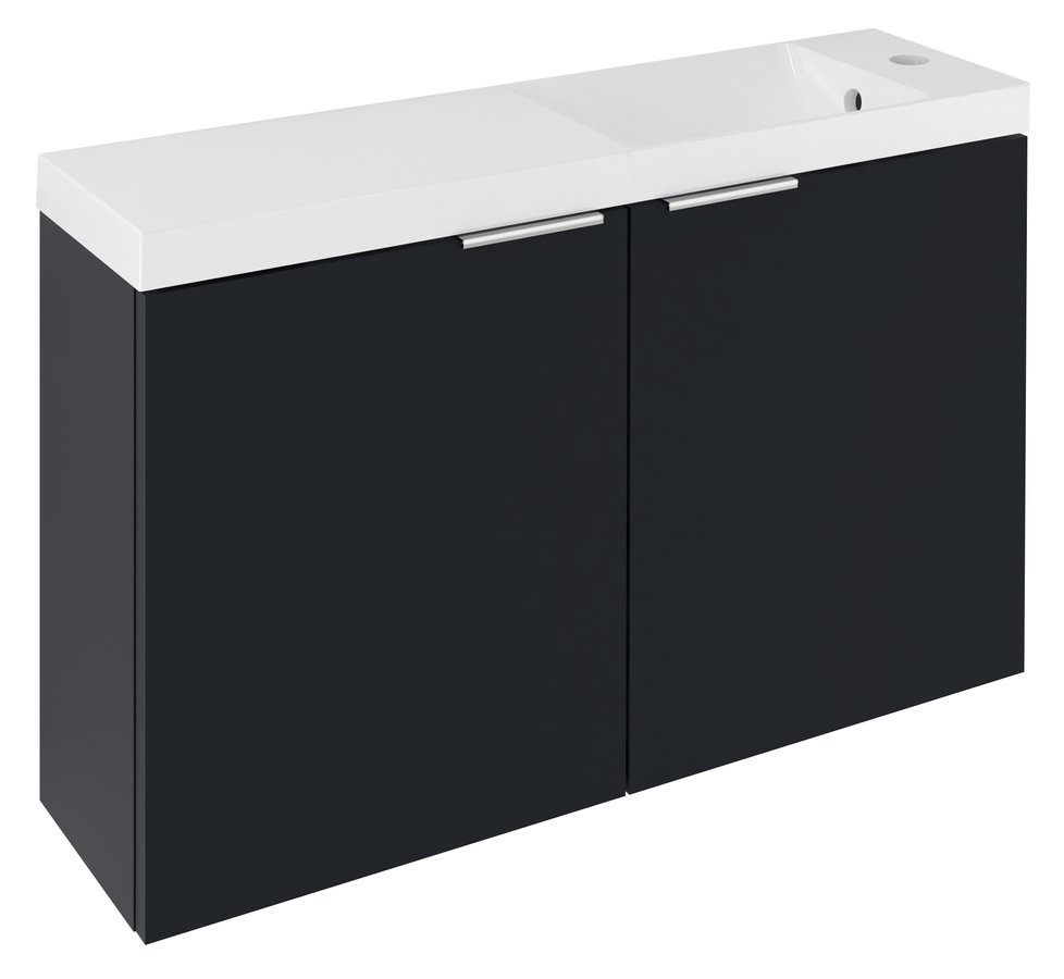 SAPHO LATUS X umyvadlová skříňka 78,8x50x22cm, antracit matný LT110-SET07