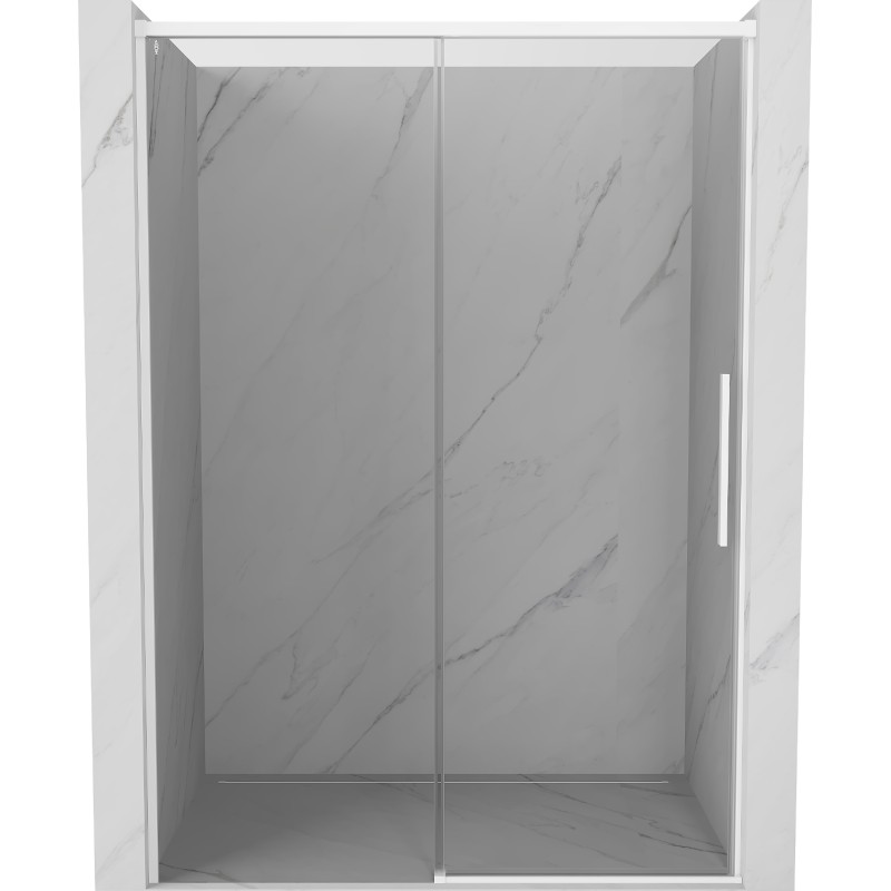 MEXEN/S Rox posuvné sprchové dveře 150, transparent, bílá 8C2-150-000-20-00