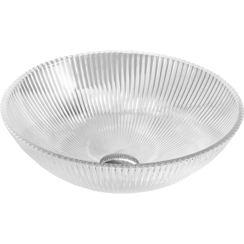 MEXEN Zuri skleněné umyvadlo na desku 39 x 39, transparent 24193900