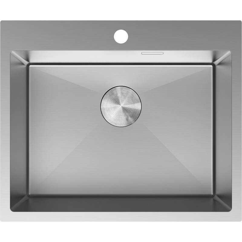 MEXEN Solix ocelový dřez 1-bowl 600 x 500 mm, nerez 6408601000-01