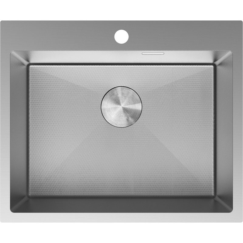 MEXEN Solix ocelový dřez 1-bowl 600 x 500 mm, nerez HC 6408601000-01HC