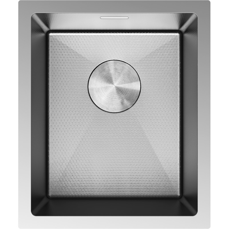 MEXEN Trixo ocelový dřez 1-bowl 370 x 440 mm, nerez HC 6412371000-01HC