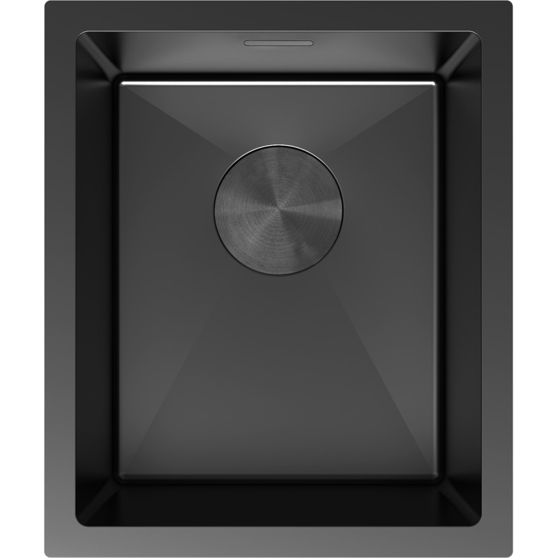 MEXEN Trixo ocelový dřez 1-bowl 370 x 440 mm, černá 6412371000-70