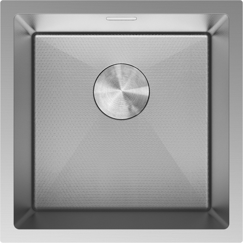 MEXEN Trixo ocelový dřez 1-bowl 440 x 440 mm, nerez HC 6413441000-01HC