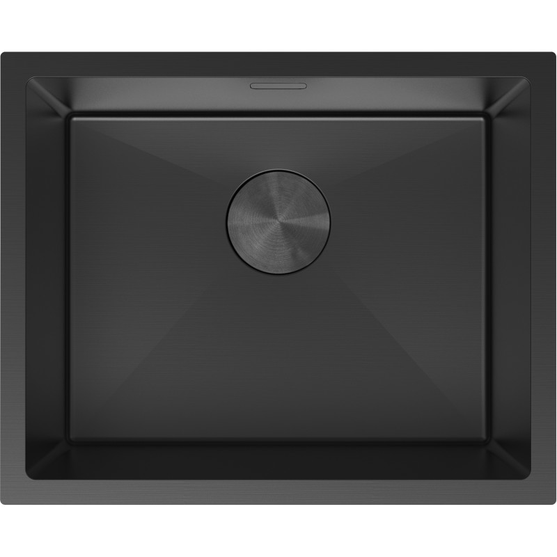 MEXEN Trixo ocelový dřez 1-bowl 540 x 440 mm, černá 6414541000-70