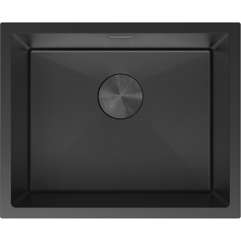 MEXEN Trixo ocelový dřez 1-bowl 540 x 440 mm, černá HC 6414541000-70HC
