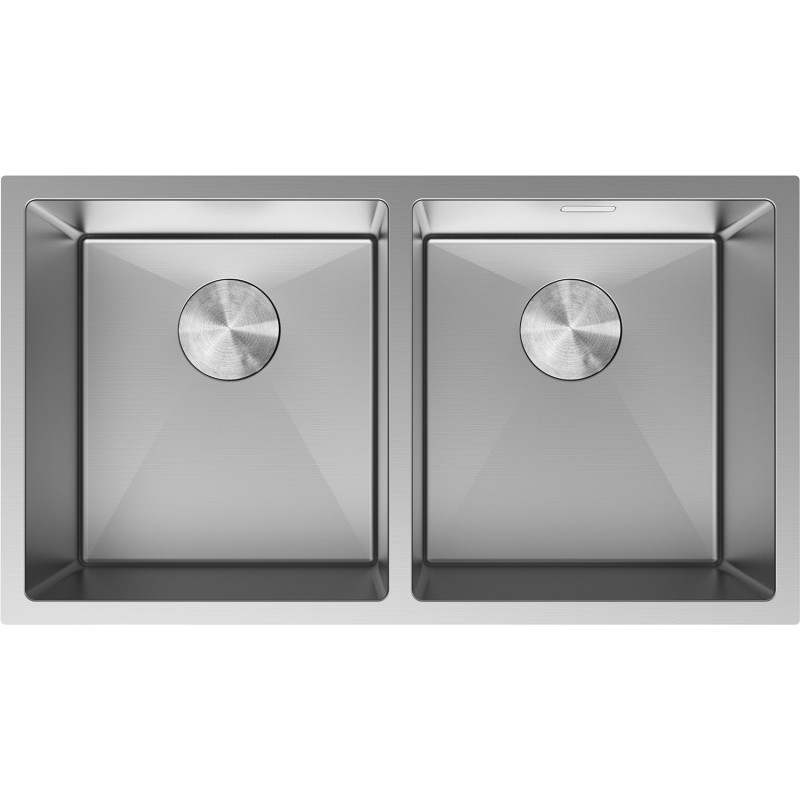 MEXEN Binox ocelový dřez 2-bowl 800 x 450 mm, nerez 6421802000-01