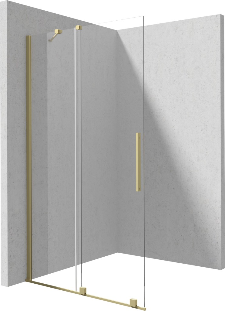 DEANTE Prizma krátká ke kolmé stěně/dlouhá k paralelní stěně sprchová stěna, walk-in, 80 cm posuvná; KTJ_R38R