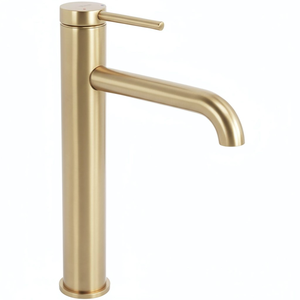 REA Umyvadlová baterie SPOT Brush Gold vysoká REA-B9632