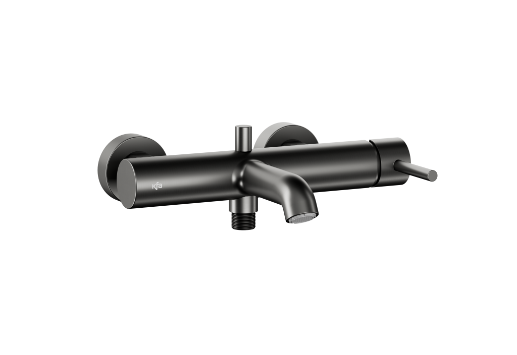 KFA Baterie Moza vanová, stěnová, horizontální, PVD gunmetal šedá 5034-020-61