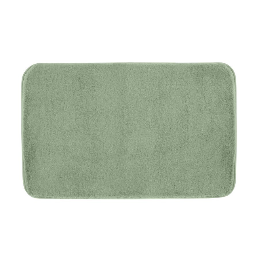 Gedy FUZZY koupelnová předložka, 60x100cm, 100% polyester, protiskluz, zelená 96FY100607
