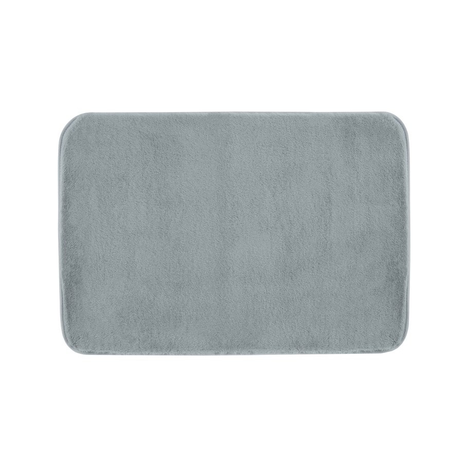 Gedy FUZZY koupelnová předložka, 60x100cm, 100% polyester, protiskluz, šedá 96FY100608