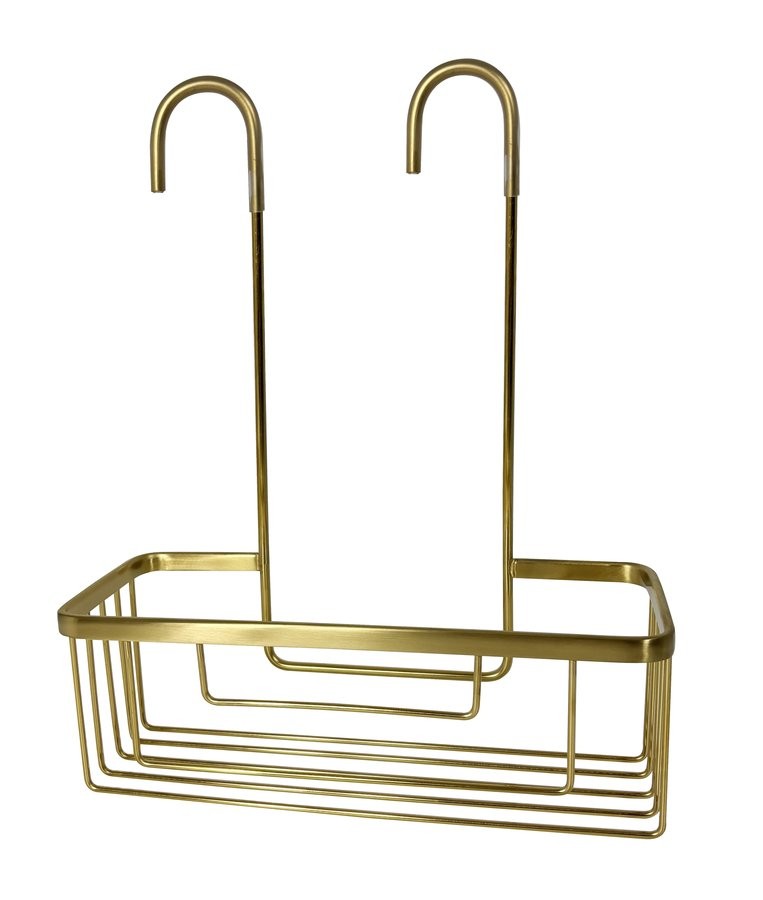 Gedy SMART polička do sprchy závěsná, na baterii, 300x375x120 zlato mat 248988