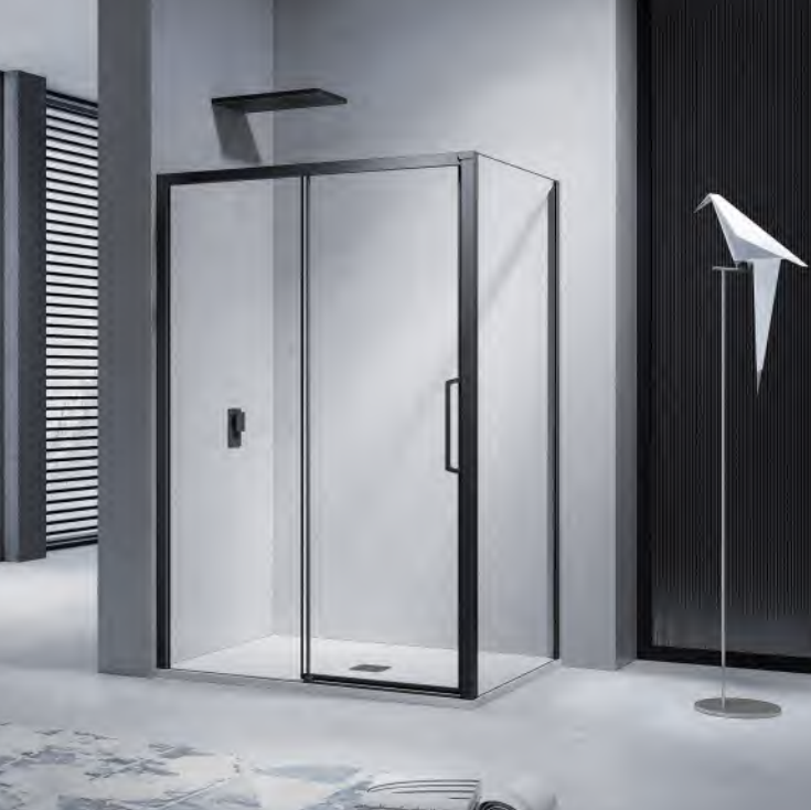 H K Sprchový kout NERO 130x80 . L/P varianta SE-NERO13080