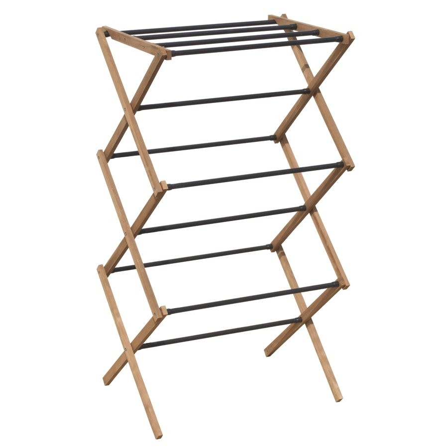 AQUALINE CIKCAK skládací stojan na ručníky 73x97x39cm, jasan SP621