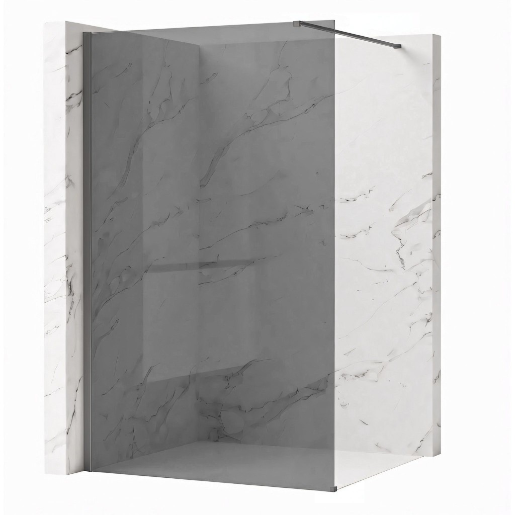 REA/S Sprchová zástěna Flexi Grey / Titan 100 KPL-K99484