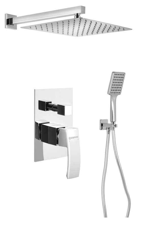 SAPHO GINKO podomítkový sprchový set s pákovou baterií, 2 výstupy, chrom 1101-42-23