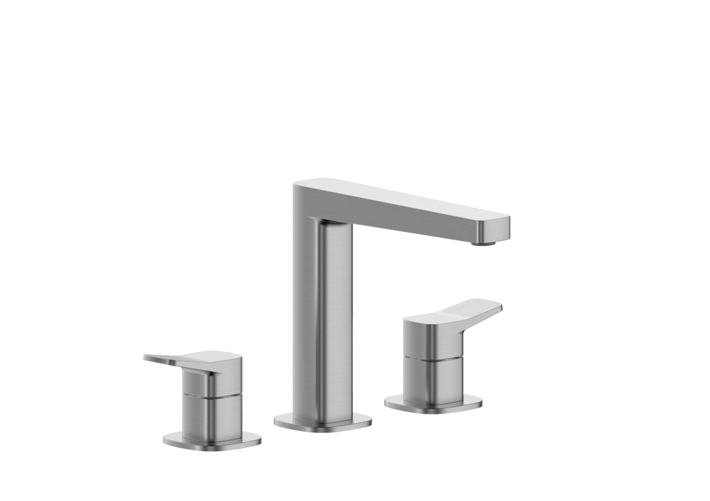 KFA Baterie Malaga, umyvadlová, 3-otvorová, stojící, PVD gunmetal šedá 4522-221-61