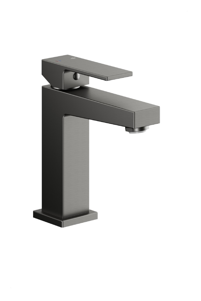 KFA Baterie Logon umyvadlová, stojící, s výpustí klik-klak, PVD gunmetal šedá 5132-815-61
