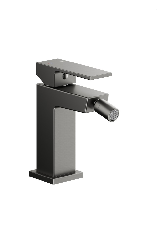 KFA Baterie Logon bidetová, stojící, s výpustí klik-klak, PVD gunmetal šedá 5137-015-61