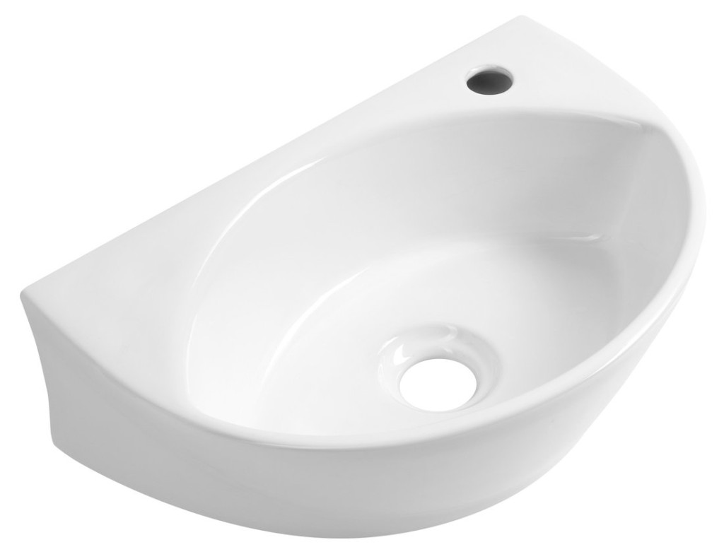 AQUALINE LIZA keramické umývátko 40x27cm, bílá NP412