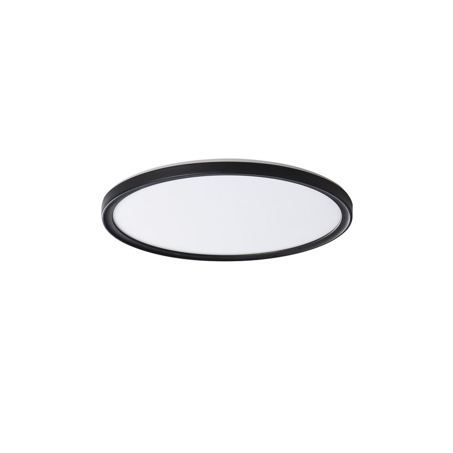 SAPHO AZPO stropní LED svítidlo, ø 225, 11,8W, 3000/4000/6000K, IP54, černá mat 31513