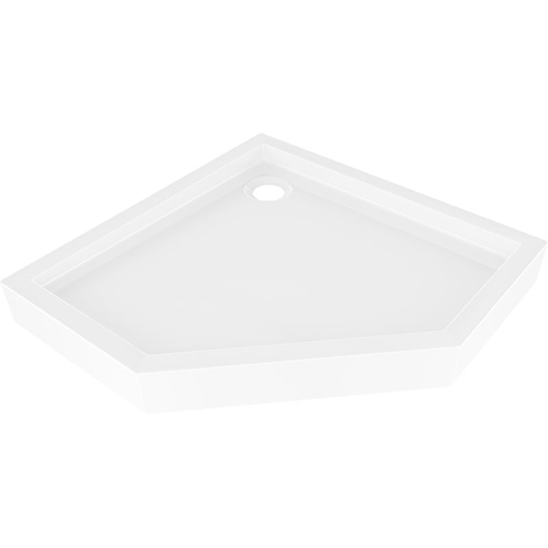 Levně MEXEN Flow+ pětiboká sprchová vanička 80 x 80, bílá lesk 46P108080H