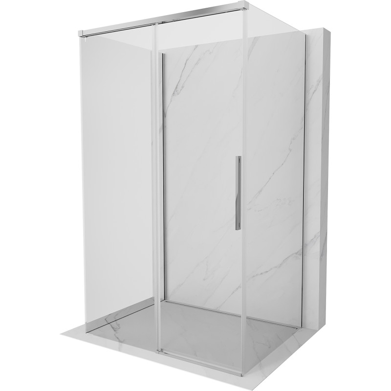 MEXEN/S Rox-3S sprchový kout 3 stěnný , posuvný 90 x 85, transparent, chrom 8C2-090-085-01-00-3S