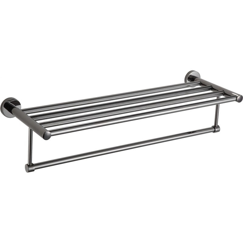MEXEN Remo polička na ručník, black chrome 7050720-73