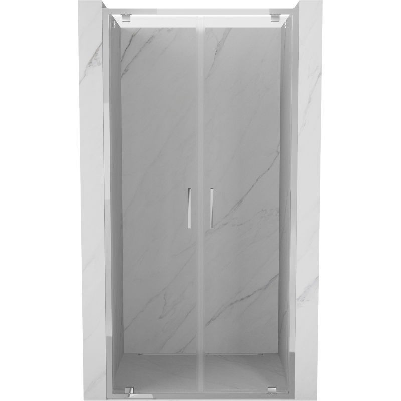MEXEN Exo sprchové dveře křídlové120, transparent, chrom 8182-120-000-01-00